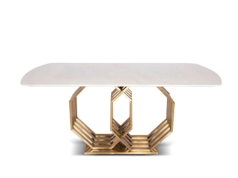 Hexagon Dining+6 Chairs