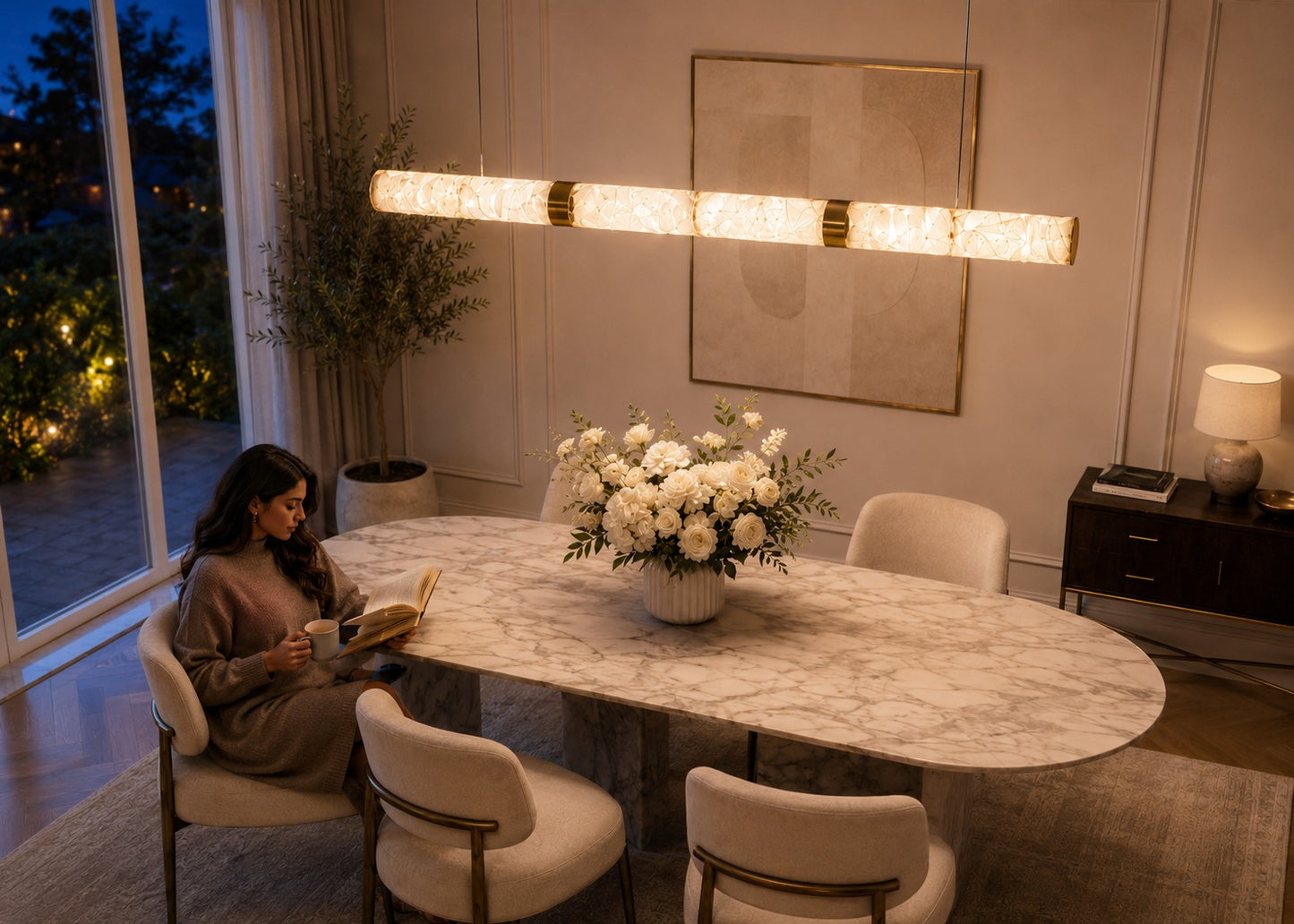 Nivara Linear Chandelier
