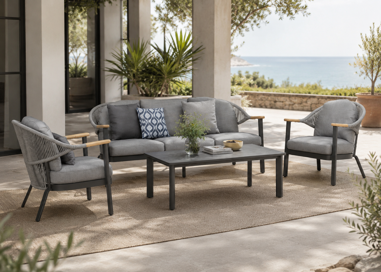 The Verona Rope-Weave Lounge Collection