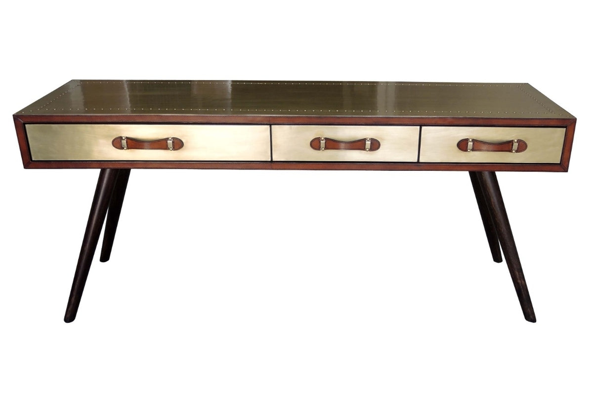 Brass Console Table