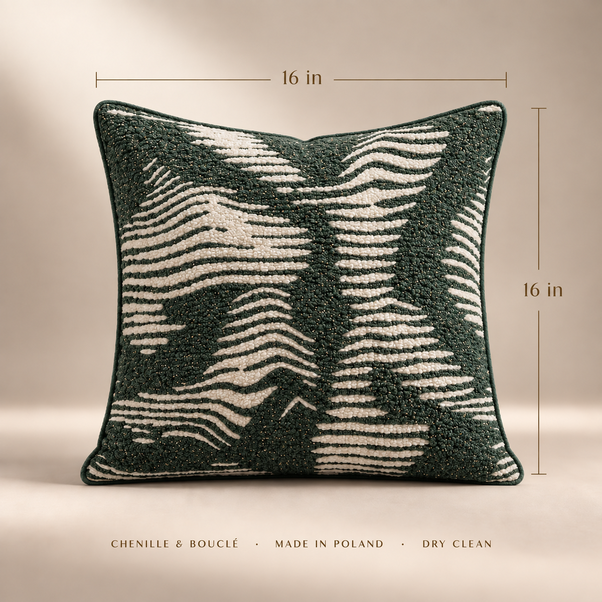 Verde Wave Cushion