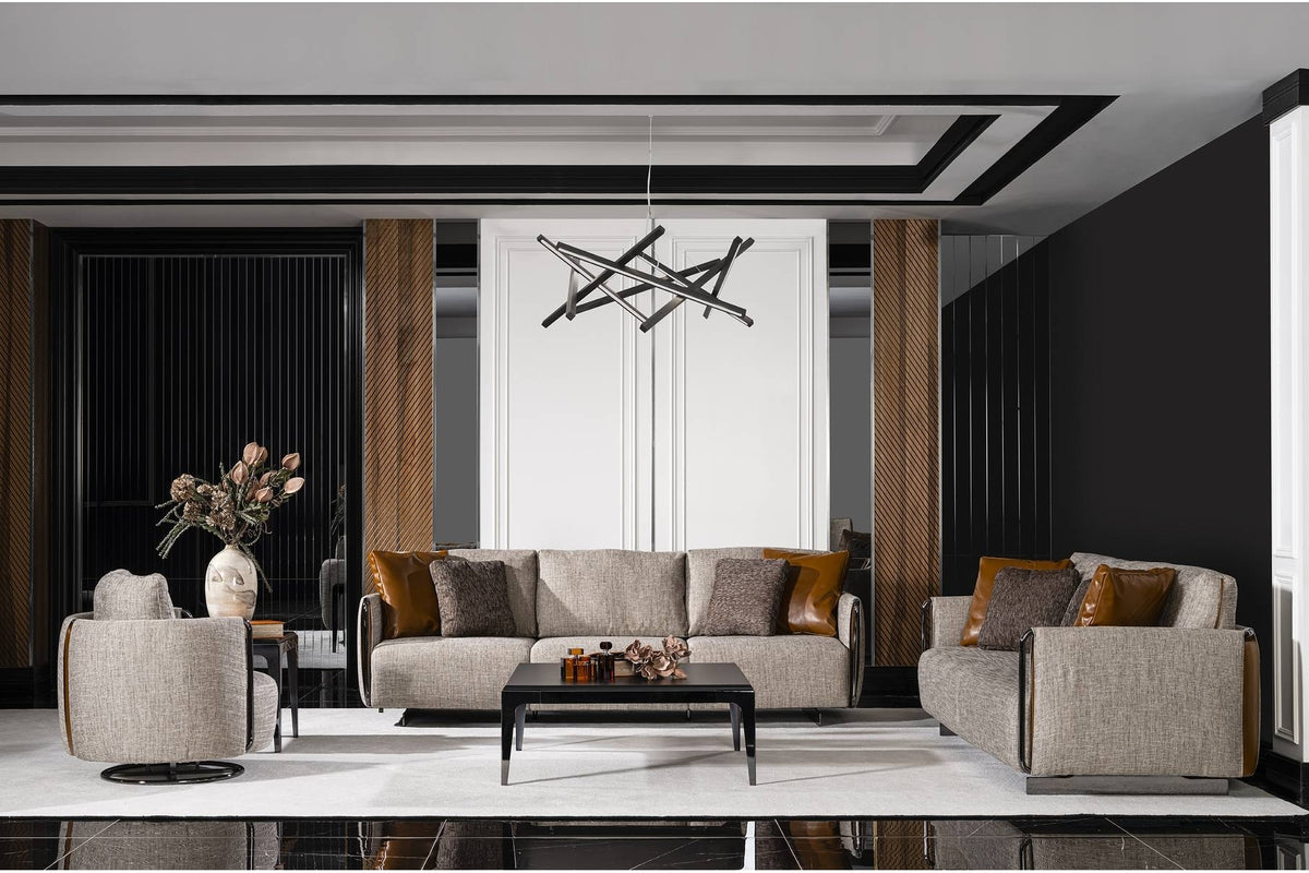 Royal Sofa (4+3+1+1) – luxury leather sofa set by Avian Lifestyle