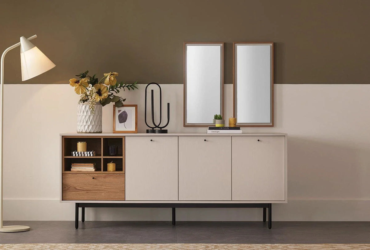 Console table size and styling guide for entryways behind sofas and luxury foyers