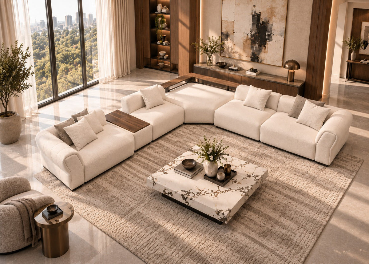 Modular sectional sofa for open-plan homes in Delhi NCR - 2026 buying guide