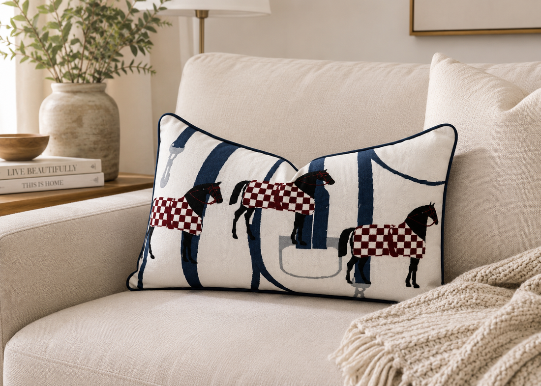 The Polo Club Aesthetic: Styling Your Home with Luxury Equestrian & Horse Cushions