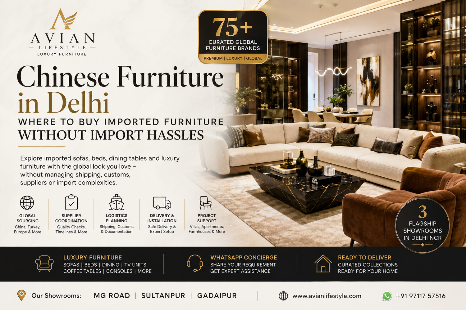 Chinese Furniture in Delhi: Where to Buy Imported Furniture Without Import Hassles