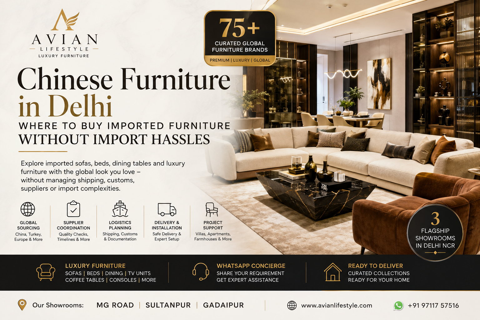Chinese Furniture in Delhi: Where to Buy Imported Furniture Without Import Hassles