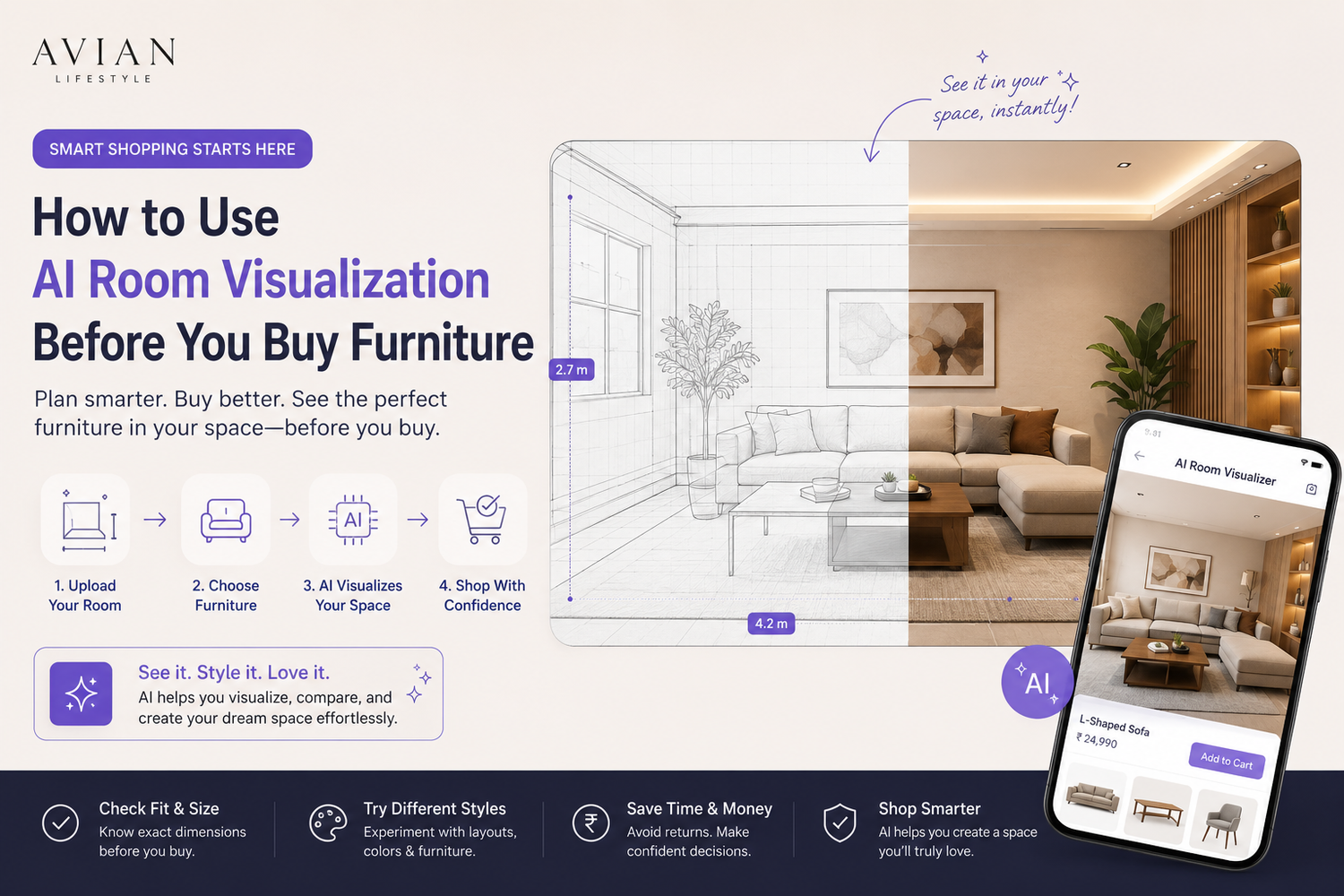 How to Use AI Room Visualization Before You Buy Furniture