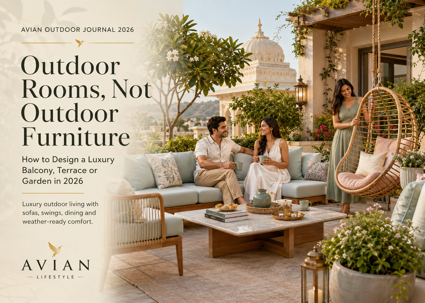 Outdoor Rooms, Not Outdoor Furniture: How to Design a Luxury Balcony, Terrace or Garden in 2026