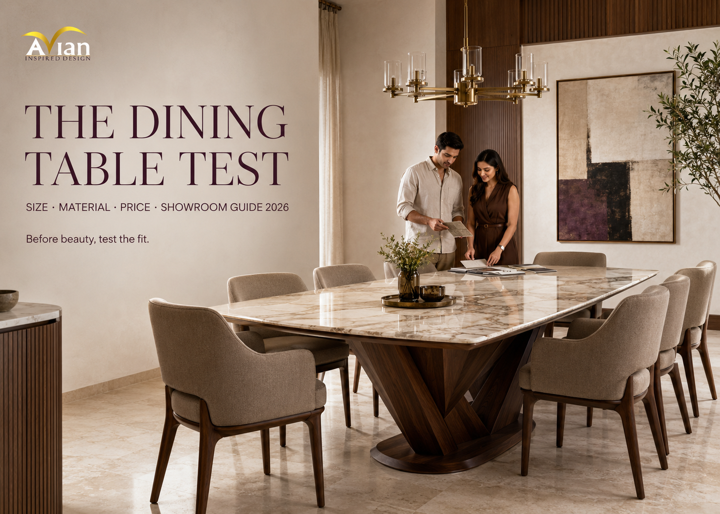 Best Dining Tables 2026: Materials, Sizes, Prices & Delhi Showroom Guide