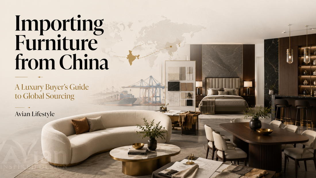 Importing Furniture from China to India: What Luxury Buyers Should Know