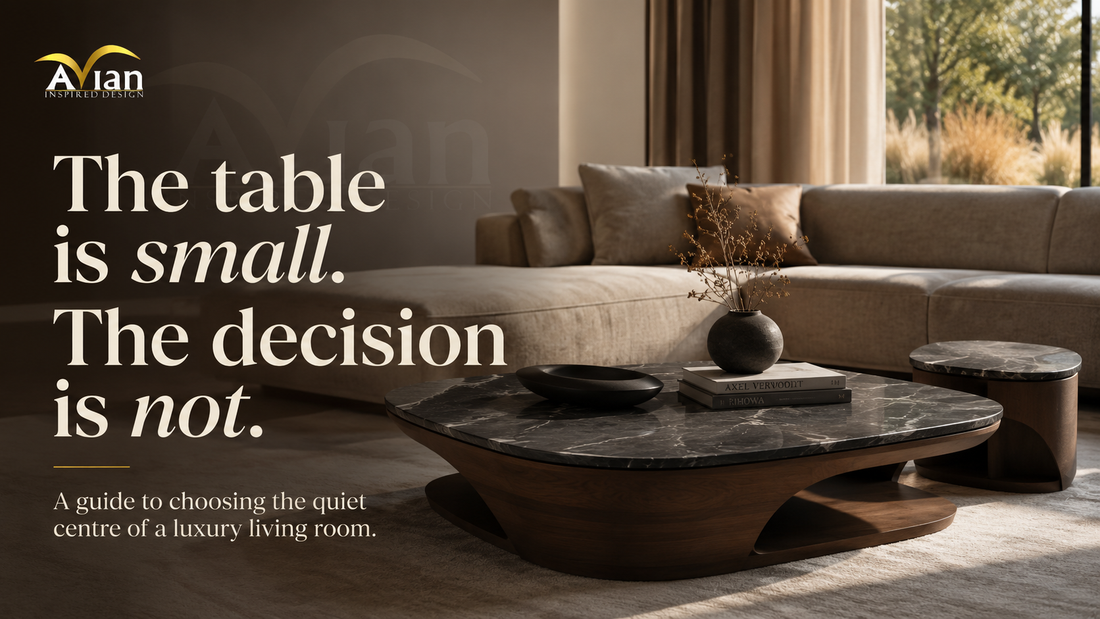 Coffee Tables Are the Quiet Centre of a Luxury Living Room