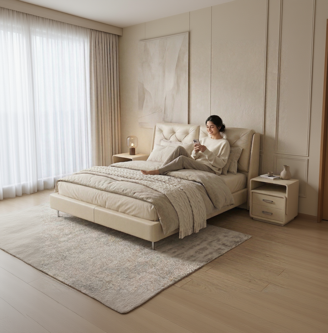 The Sensory Bedroom: Why Leather is Reclaiming the Master Suite in 2026