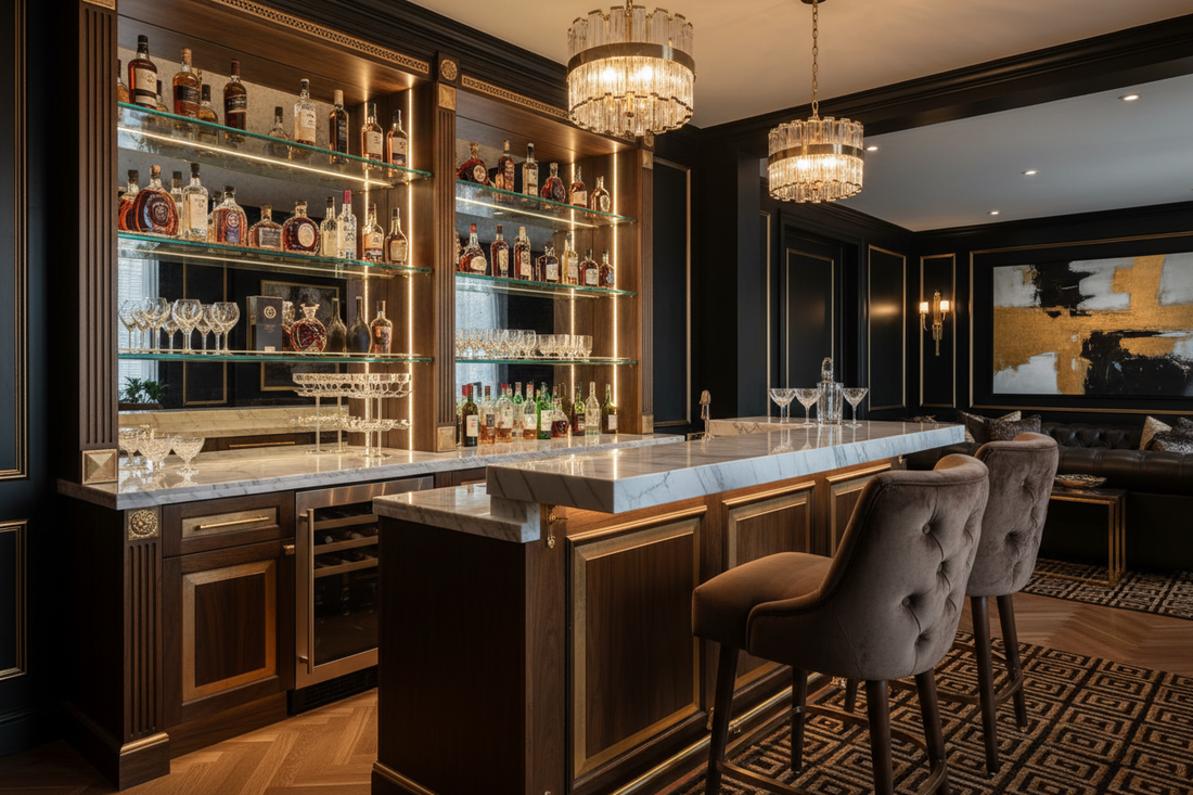 Luxury Home Bars & Bar Counters – Avian Lifestyle | The 'Gentleman's Lounge' at Home