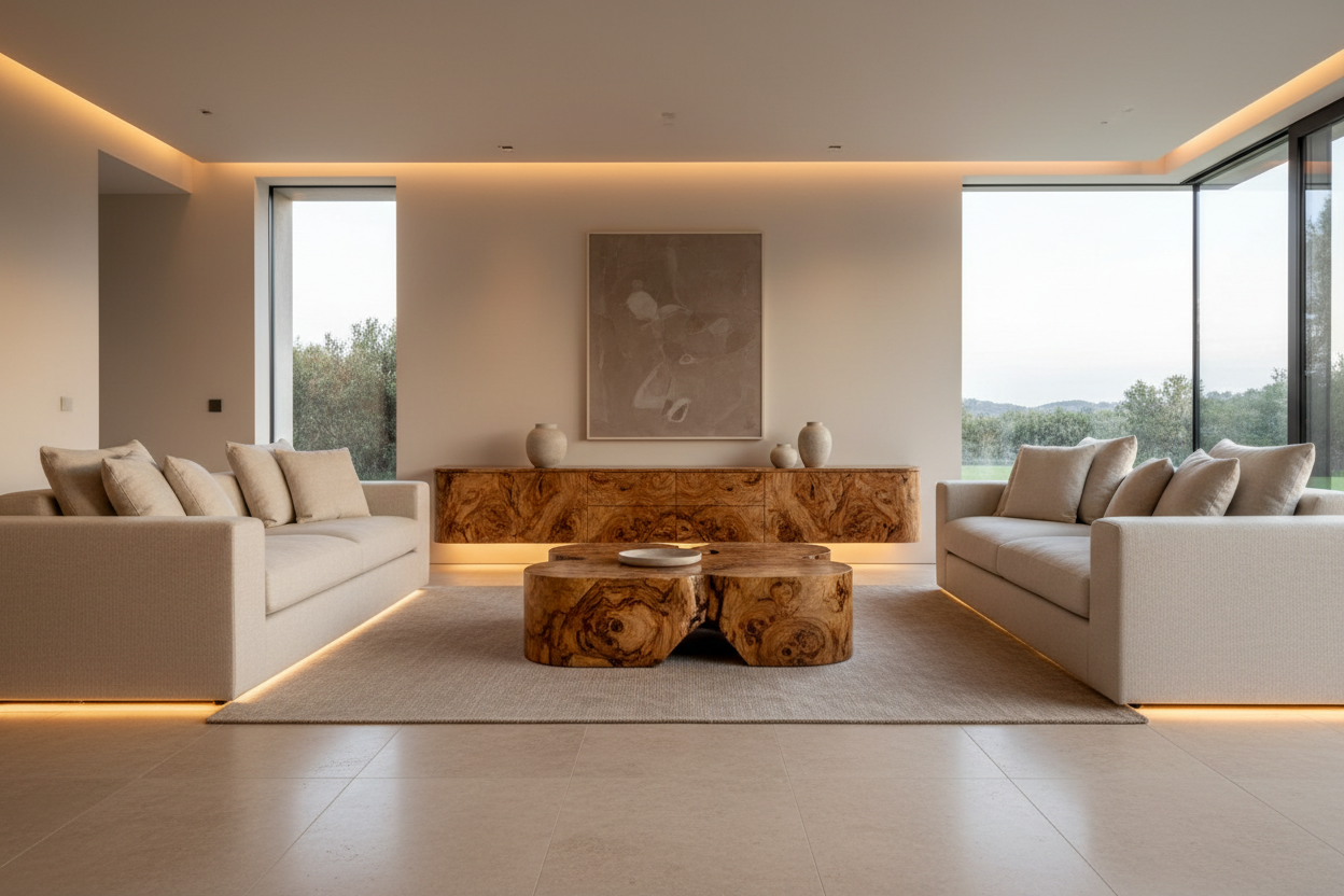 Burl Wood Furniture: Why It's Suddenly Everywhere in 2026 | Avian Lifestyle