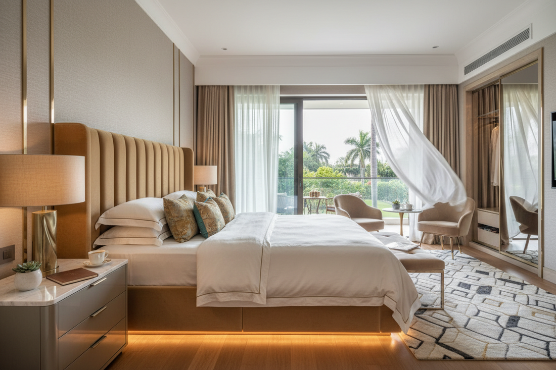 Luxury Beds in Delhi NCR: Imported Upholstered & Storage Masters for Premium Bedrooms (2026 Guide)