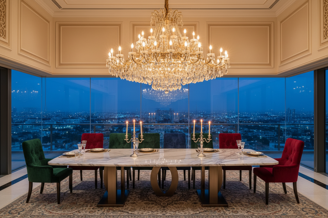 Luxury Dining Sets in Delhi NCR: Imported Statement Pieces for Gurgaon & South Delhi Entertaining (2026 Guide)