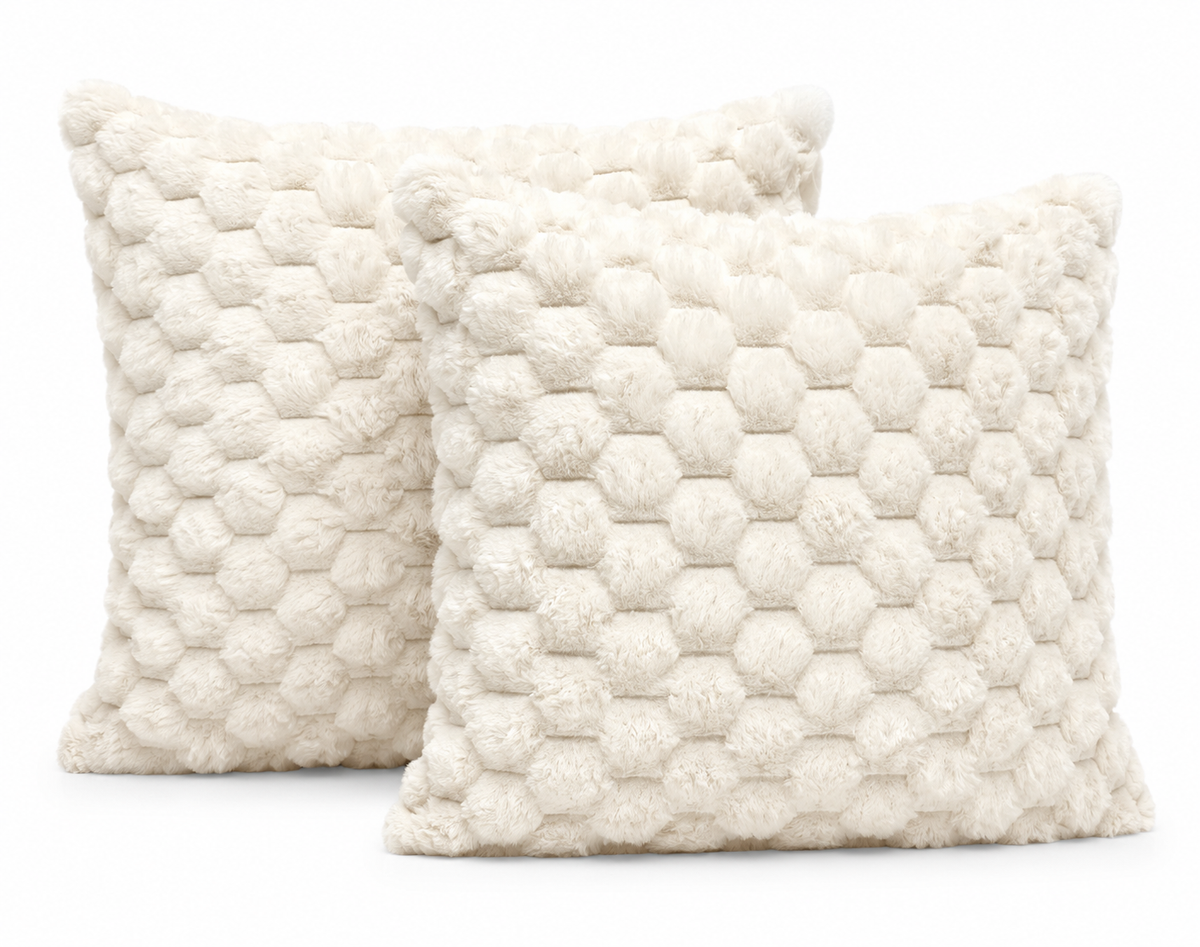 Albaster Lattice Cushions (Set of 2)