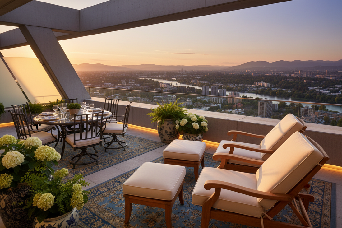 Best Outdoor Furniture for Delhi Balconies 2025: Waterproof Sets & Terrace Ideas