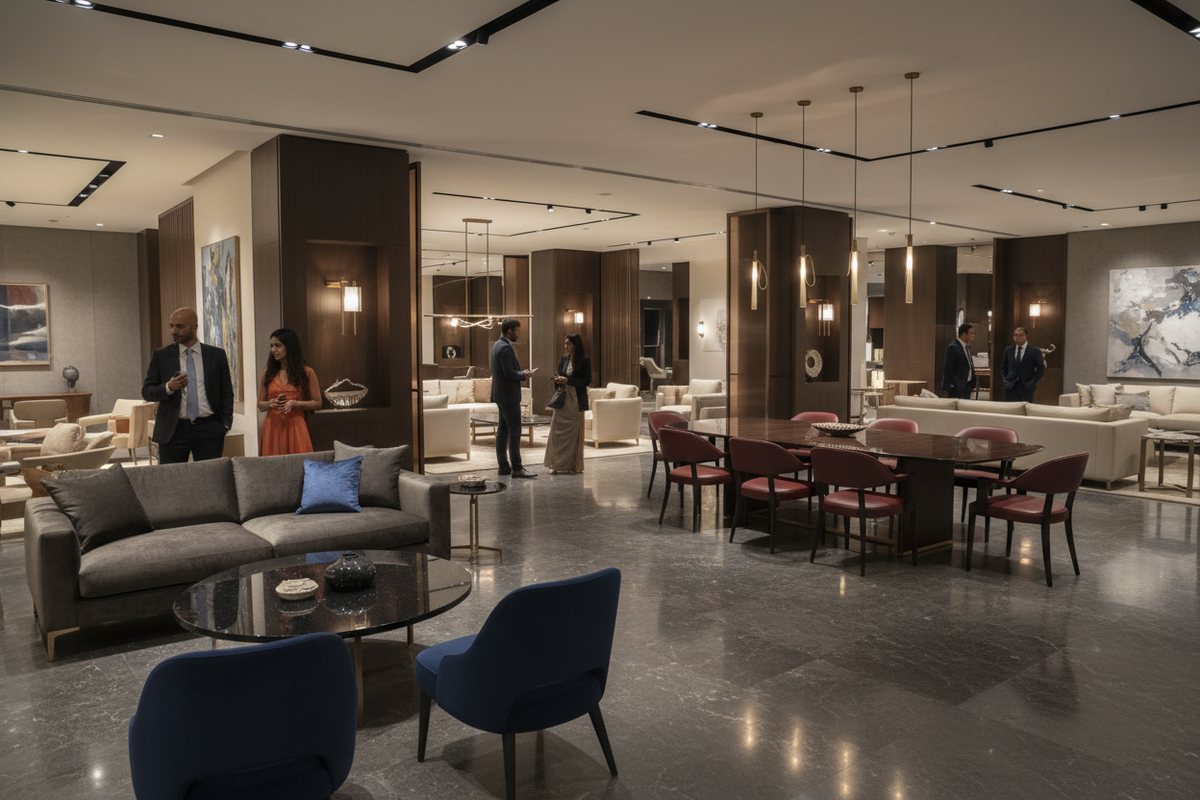The Return of Glamour: Why High-Gloss & Geometric Furniture is Taking Over Delhi Interiors