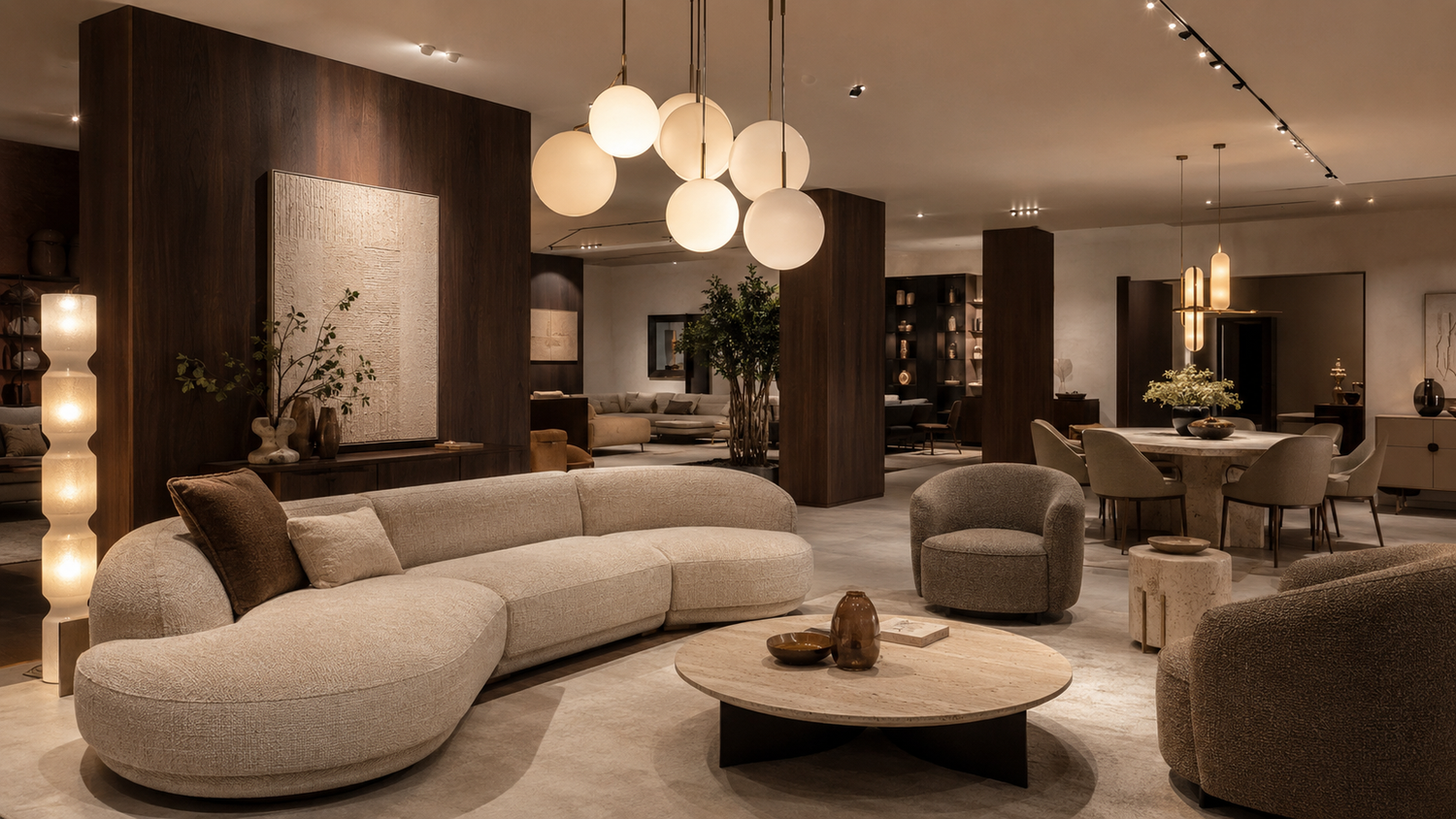 Editorial imported Italian and Turkish style furniture showroom in Delhi NCR