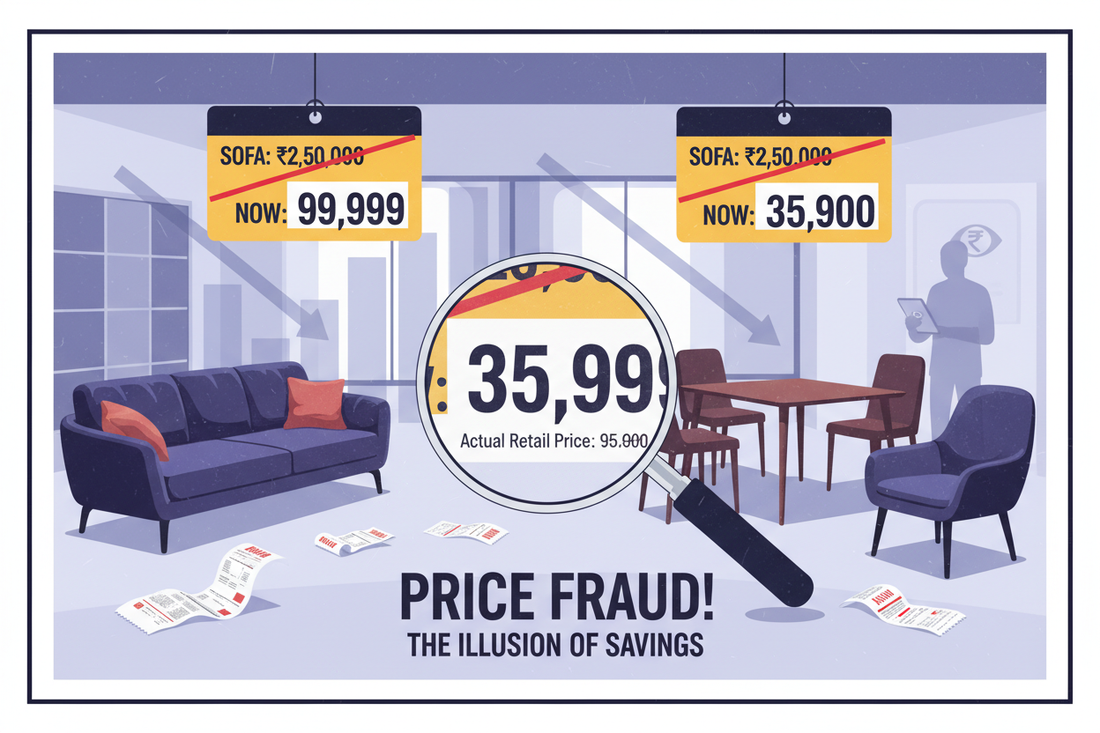 🛋️ The Truth About Furniture Discounts in Delhi NCR – Why “70% OFF” Is a Trap & Why Avian Lifestyle Keeps Prices Honest