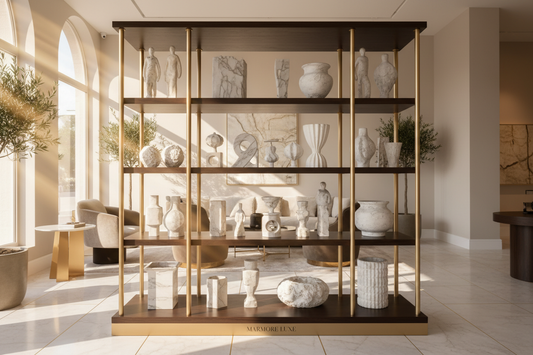 Best Home Decor Delhi 2026 – Avian Brown Marble Accents