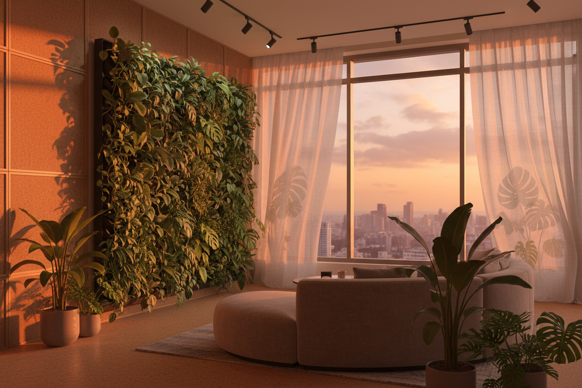Biophilic Design Trends Gurgaon 2025 – Nature Integration for Urban Luxury Homes