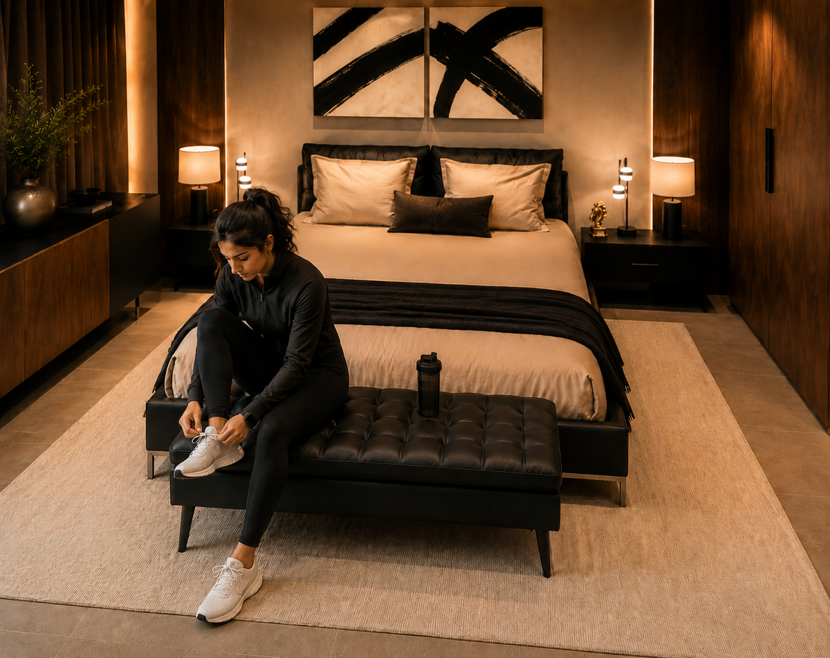 Luxury Pouffes, Ottomans & Bedroom Benches