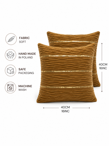 Sahara Rippled Gold Set
