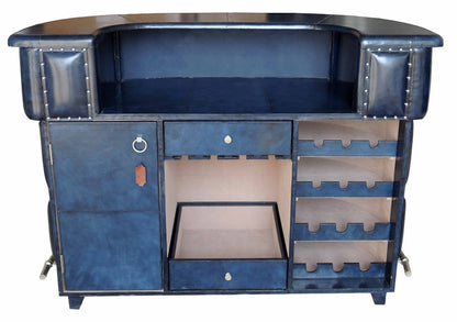 Bar cabinet blue