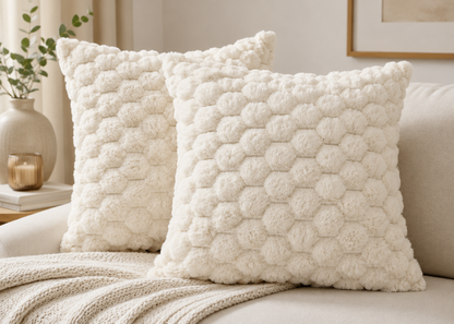 Albaster Lattice Cushions (Set of 2)