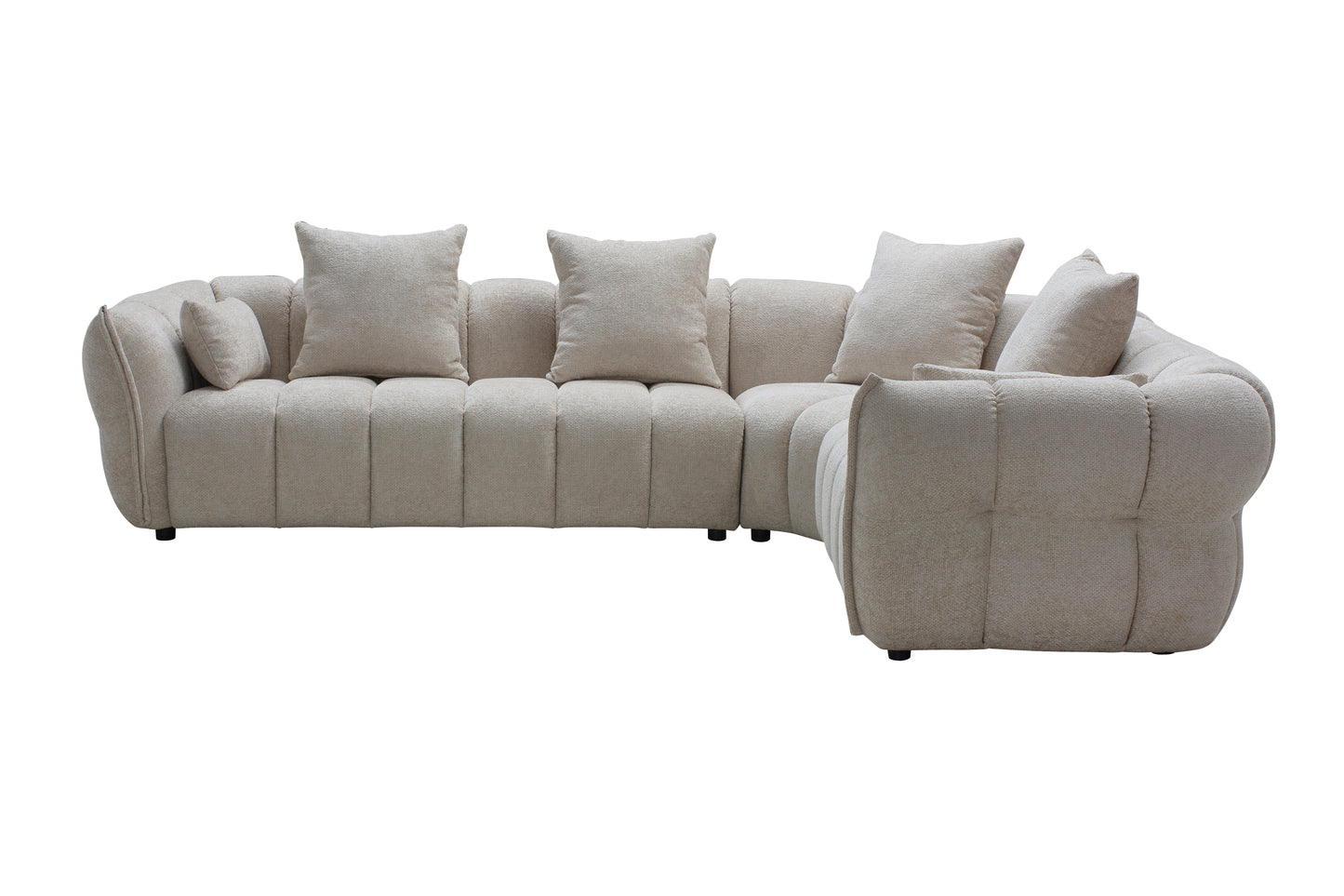 Milan Channel-Tufted Sectional