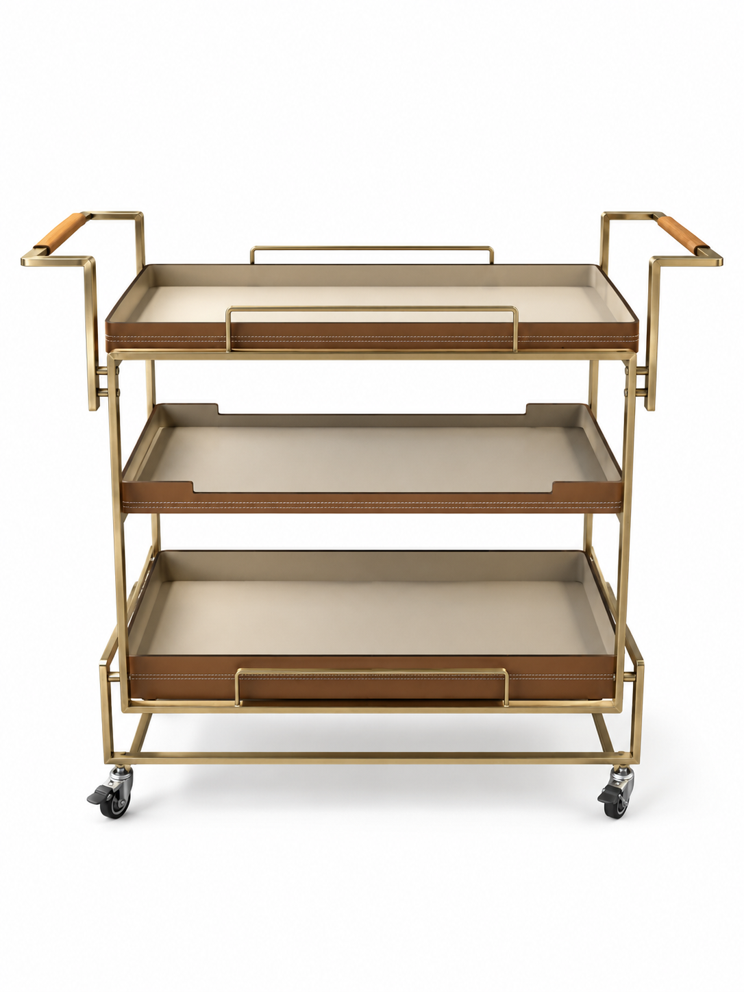 Gatsby Leather Bar Trolley