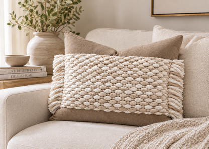 Saharan Fringe Cushion