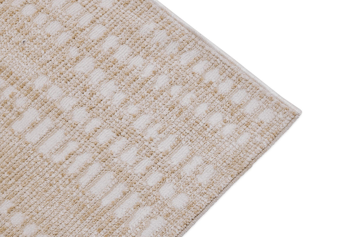 Lumo beige modern polyester carpet by Avian Lifestyle