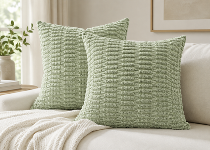 Sage Waffle Weave (Set of 2)