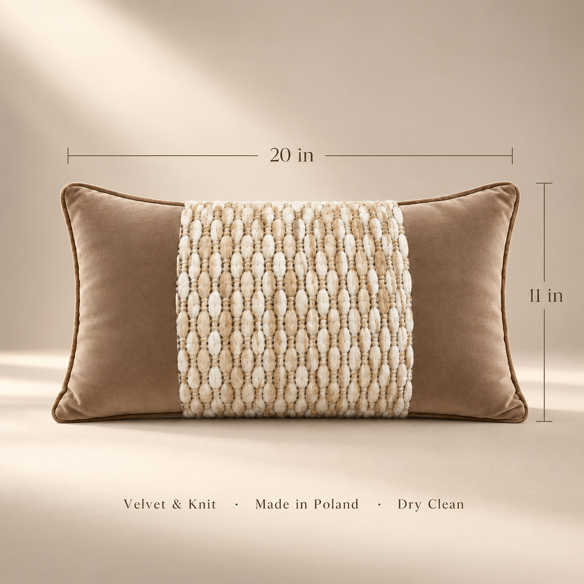 Marlow Knit Lumbar Cushion