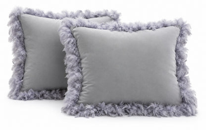 Etheria Feathered Velvet Set