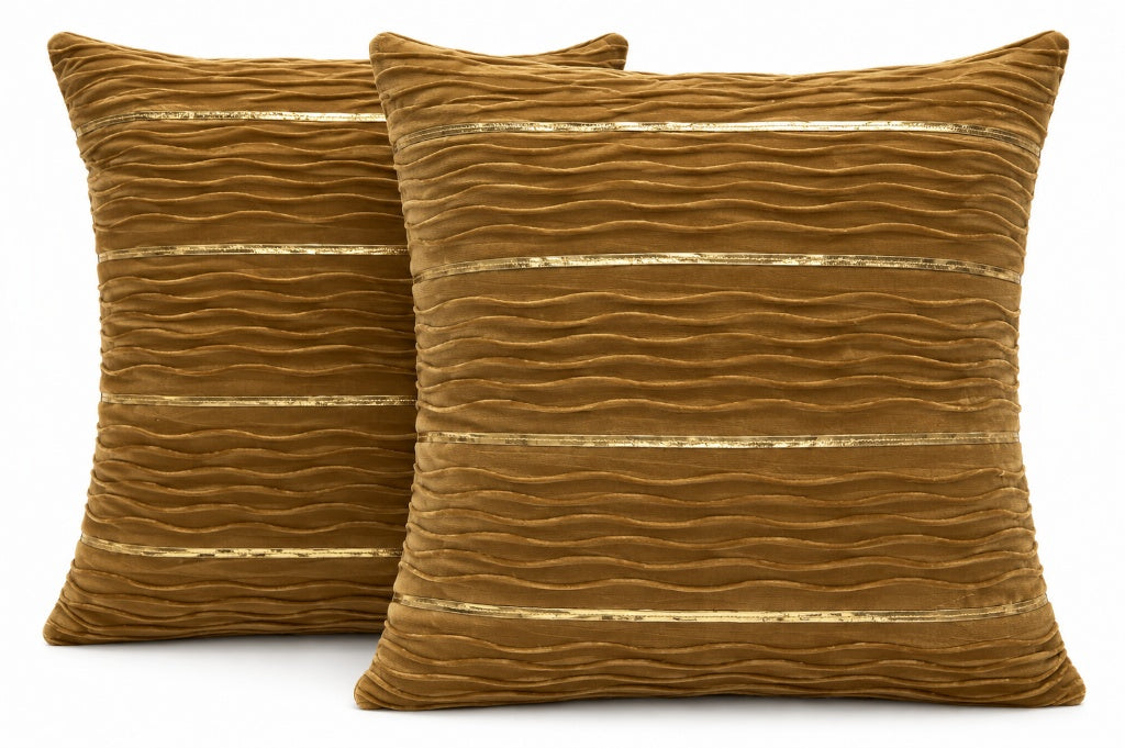 Sahara Rippled Gold Set