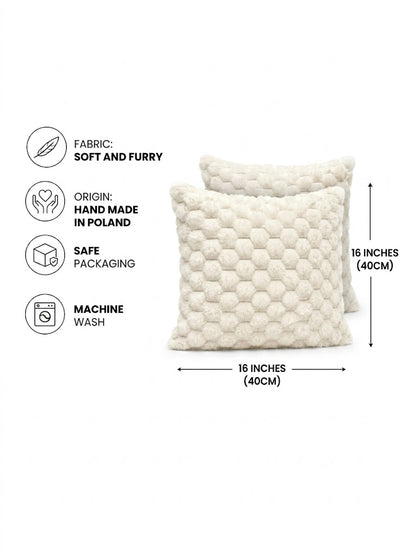 Albaster Lattice Cushions (Set of 2)