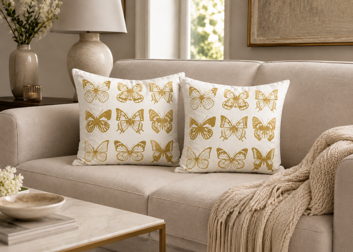 Gilded Mariposa (Set of 2)