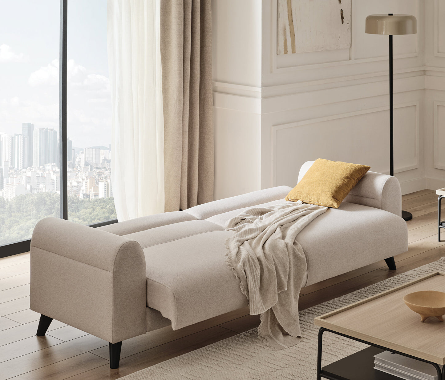 Paloma Sleeper Sofa with Storage by Enza Home