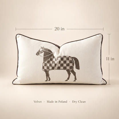 Ascot Tailored Equestrian Cushion