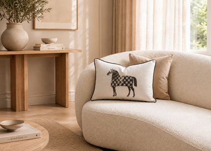Ascot Tailored Equestrian Cushion