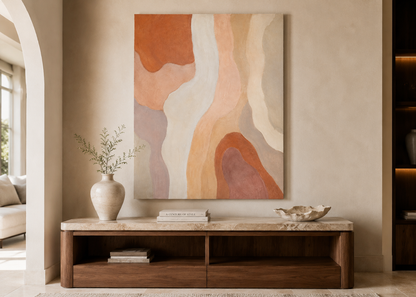 Terra Drift Abstract Canvas