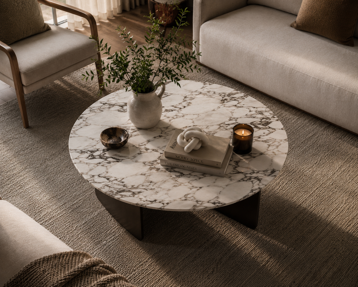 Arden Rift Marble Centre Table