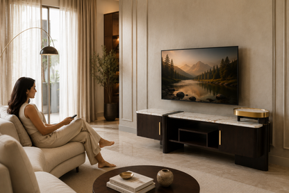 Rivoli Marble TV Unit