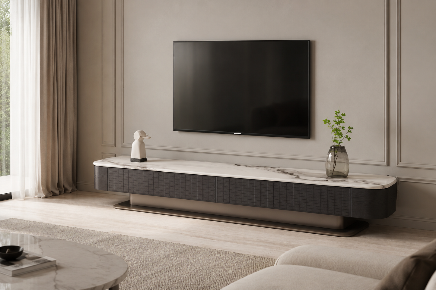 Valencia Marble TV Unit