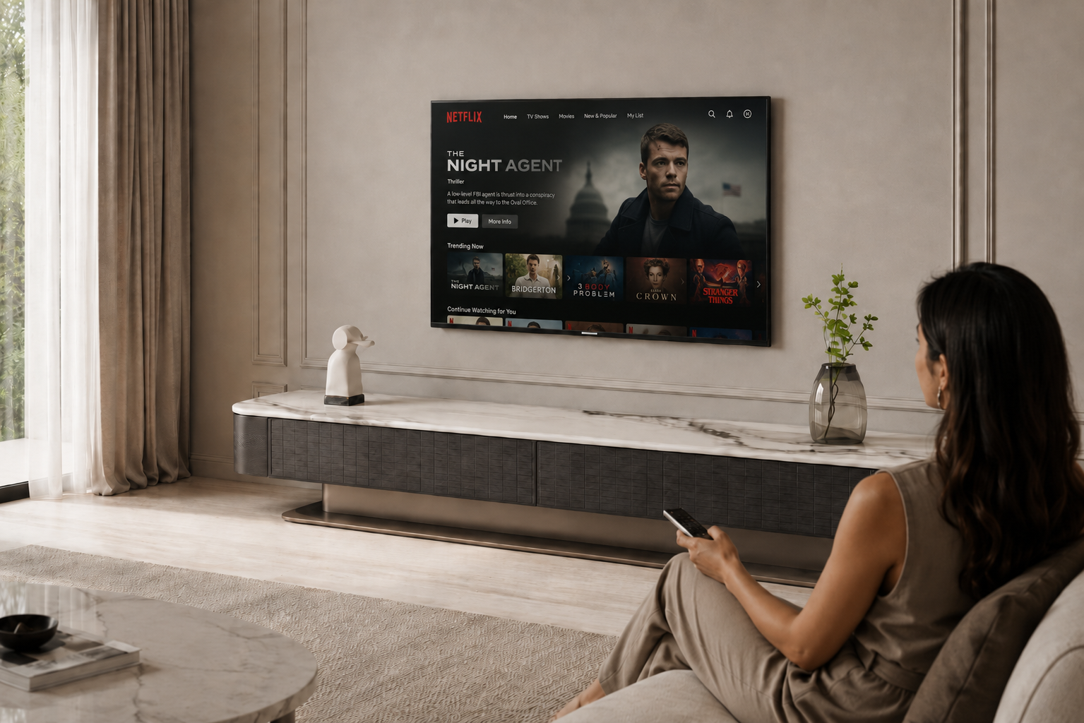 Valencia Marble luxury TV unit from Avian Lifestyle